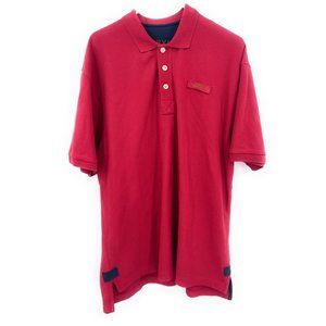 Orvis Signature Mens Sz L Polo Rec Short Sleeve Heavyweight Cotton Fishing